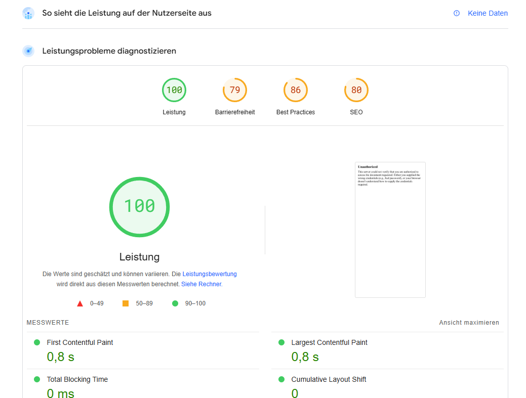 Lighthouse Chrome-Erweiterung